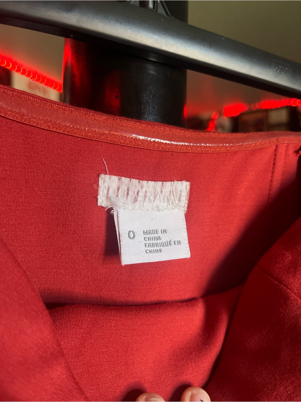 Red Strapless Romper - Picture 6 of 6